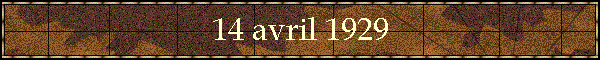 14 avril 1929