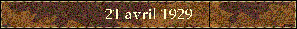 21 avril 1929