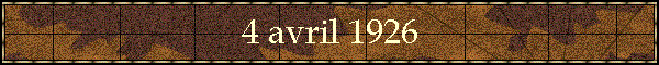 4 avril 1926